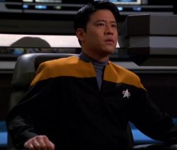 Harry Kim On Voyager's Bridge Meme Template