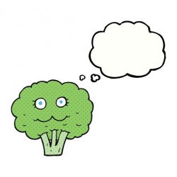 Broccoli Thought Balloon Meme Template