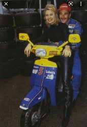 Kim Wilde motorbike Meme Template