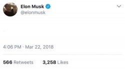 Elon Musk blank tweet Meme Template