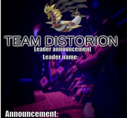 Team Distortion Leader Announcement Meme Template