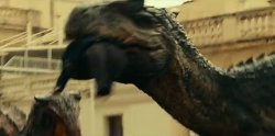 Allosaurus eating person Meme Template