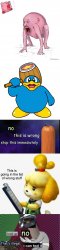 Kirby cursed Meme Template