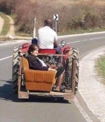 tractor uber Meme Template