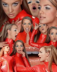 Britney Spears oops I did it again collage Meme Template