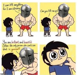 Crusaders can lift anything Meme Template