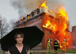 ATEEZ Seonghwa fire meme Meme Template