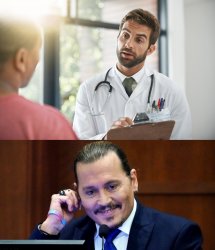 Doctor Asking Johnny Meme Template
