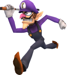 Waluigi Running Meme Template