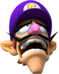 Waluigi head Meme Template