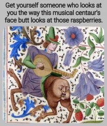 Musical centaur butt Meme Template