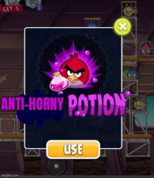 Anti-Horny Potion Meme Template