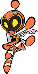Lady Bomber in Super Bomberman R style (SBR) Meme Template