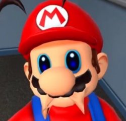 Sad Mario Face Meme Template
