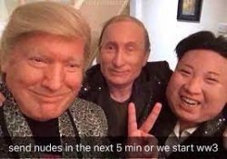 send nudes or else Meme Template