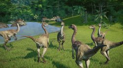Flock of Gallimimus (FT Stegosaurus herd) Meme Template