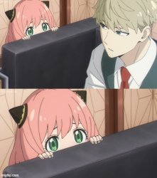 Couch Anya what is your wisdom Meme Template