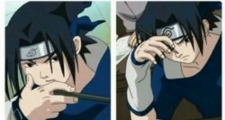 sasuke thinking Meme Template