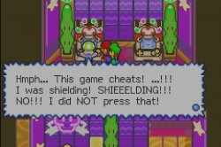 Mario & Luigi Game Cheats Meme Template