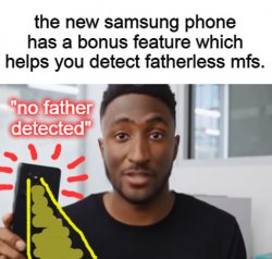 fatherless detector Meme Template