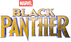 Black Panther Marvel Logo with transparency Meme Template