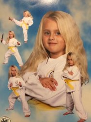 karate girl Meme Template