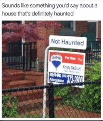 Not haunted house Meme Template