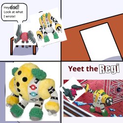 Yeet The Regi Regidrago edition Meme Template