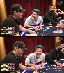 Ninja vs Phil Hellmuth Meme Template