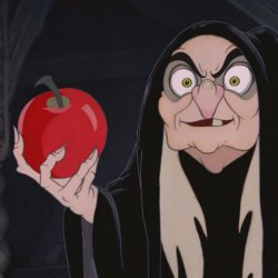 Snow White Poison apple witch Meme Template