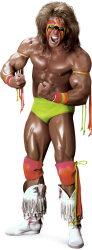 Ultimate Warrior with transparency Meme Template
