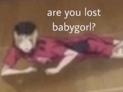 Are u lost babygorl Meme Template