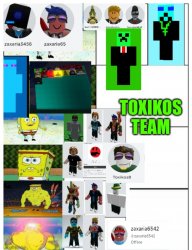 Toxikos team Meme Template