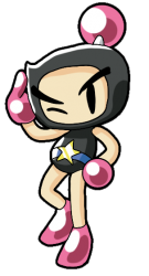 Black Bomber (Super Bomberman R) in Shoji Mizuno style Meme Template