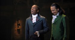 Hamilton and Burr Laughing Meme Template