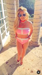 Britney Spears pink bikini Meme Template