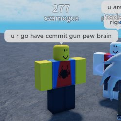 u r go have commit gun pew brain Meme Template