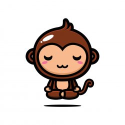 Meditation Monkey Meme Template