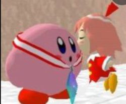Kirby + Ribbon Meme Template