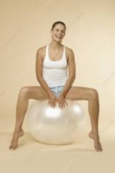 lady on yoga ball Meme Template