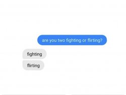 Are you flirting or fighting Meme Template