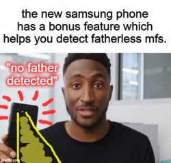 No father detected Meme Template