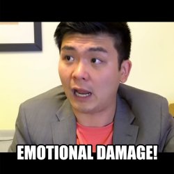 EMOTIONAL DAMAGE Meme Template