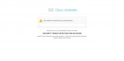 Cisco umbrella site block Meme Template