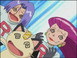 Team Rocket Blasting Off Again Meme Template