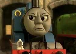 Angry Thomas Meme Template