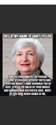 Janet "You Don't Know Me" Yellen Meme Template