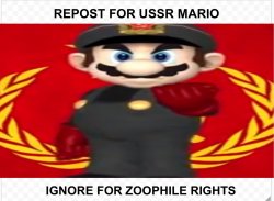 USSR Mario Meme Template