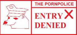 PornPolice Entry Denied Meme Template