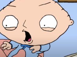 Traumatized Stewie Meme Template